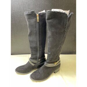 Tommy Hilfiger Women's Black Riding Boots/ Shoes Zipper sides Size 6 SKU 5780